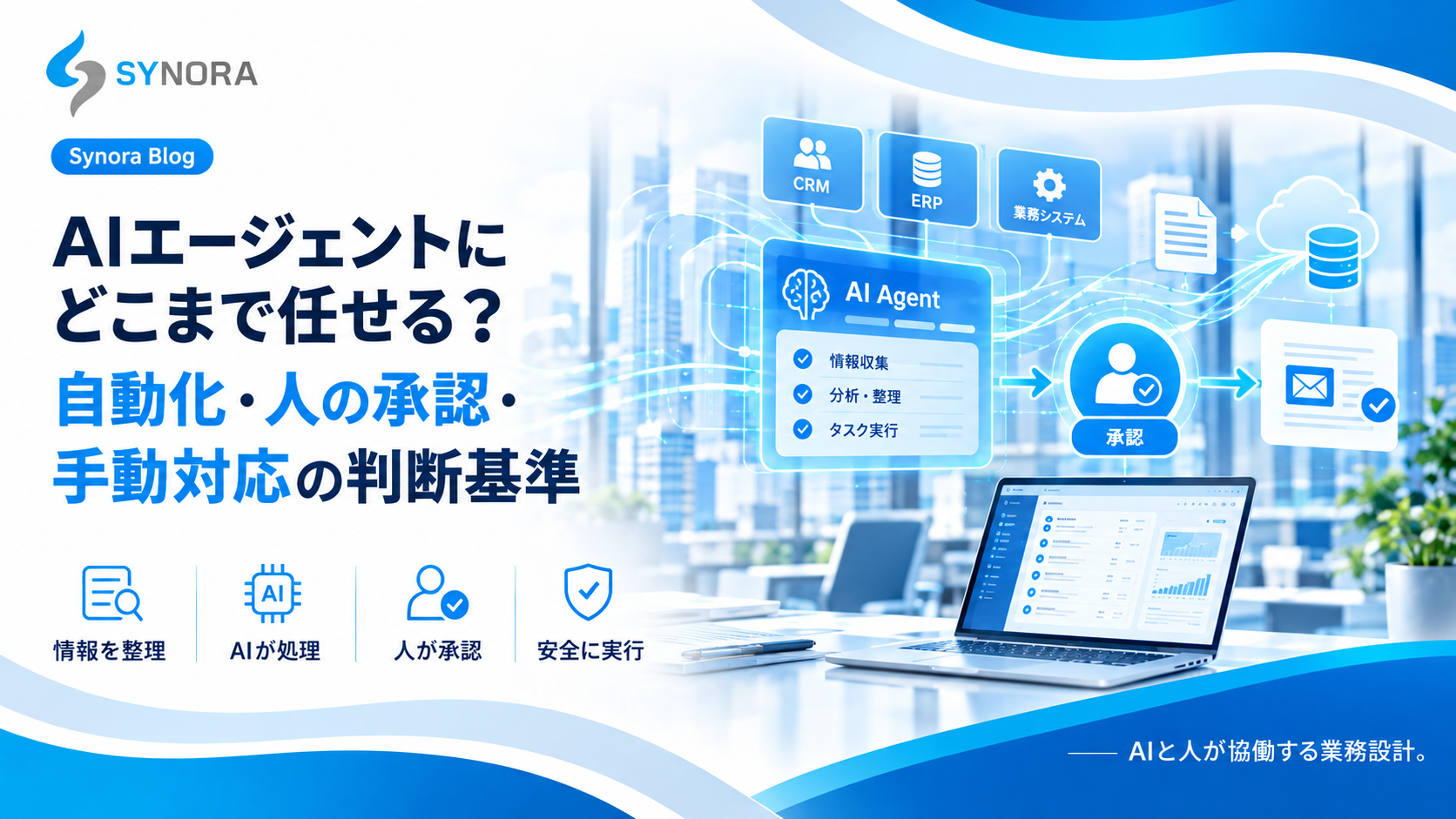 AIエージェントにどこまで任せる？自動化・人の承認・手動対応の判断基準